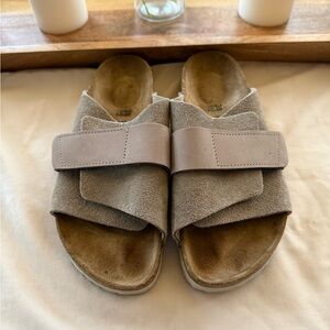 Birkenstock Taupe Suede Kyoto Size 38. Used.